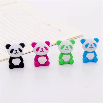 

1Pcs Cute Cartoon Eraser Lovely Panda Eraser Children Stationery Gift Prizes Kawaii School Office Supplies