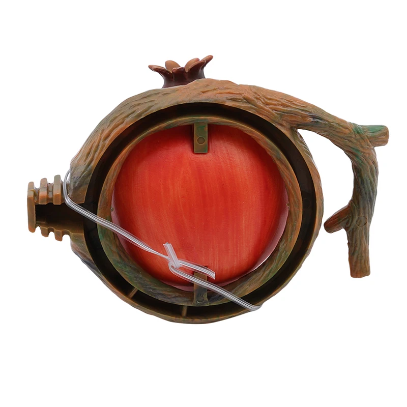 New Funny Fruit Shape Bird Parrot Feeder Orange Pomegranate Food Water Feeding Bowl Container Feeders For Crates Cages Coop Pet