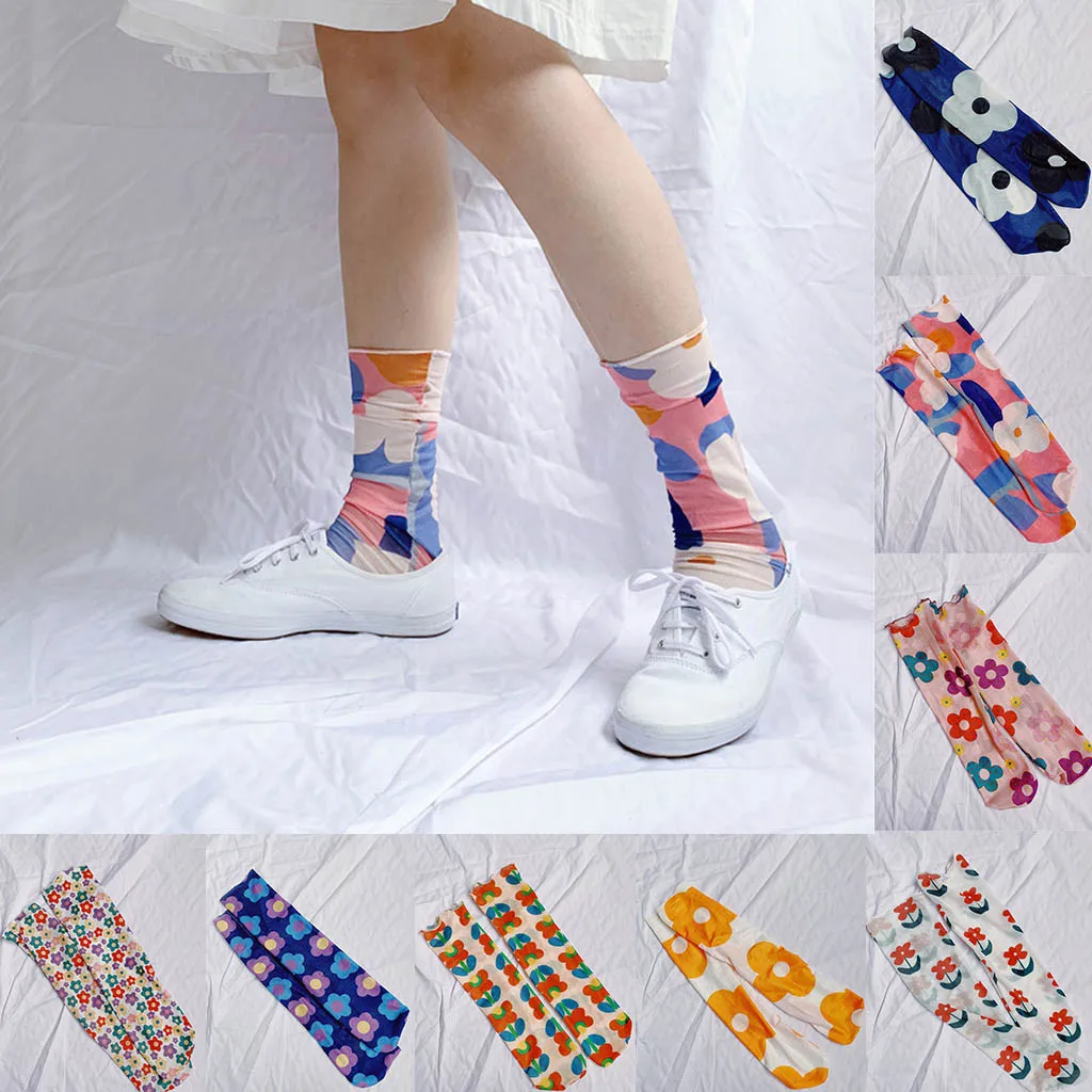 Женские Дышащие Короткие носки с принтом в духе колледжа; сезон весна-лето; skarpetki damskie; Сезон Зима; calcetines mujer harajuku; забавные meias