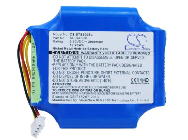 

cameron sino 2000mah battery for SHINEWAYTECH S20A S20B S20C S20N AC-BAT-30 Equipment, Survey Battery