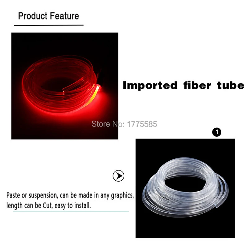 5 м RGB интерьер автомобиля окружающий свет неоновая подсветка для салона автомобиля декоративная приборная панель дверной пульт дистанционного управления волоконно-оптические атмосферные лампы
