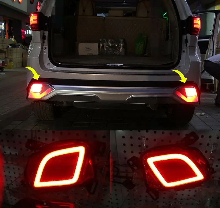 Для Toyota высокий посадочный- высокое качество светодиодный задний багажник противотуманный светильник бампер отражатель для лампы