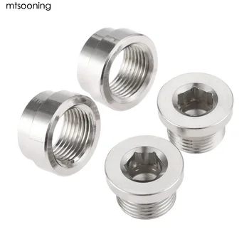 

mtsooning O2 Oxygen Sensor Stepped Mounting Boss Nut Bung Universal Fit For Standard Oxygen Sensor With M18 x 1.5 Thread