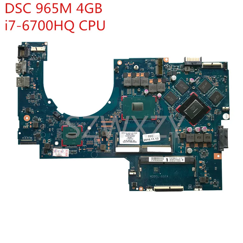 SZWXZY для HP двумя способами Женские 17-W Материнская плата ноутбука GTX965M 4 Гб I7-6700HQ
