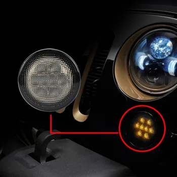 

Refitted Vehicle Auxiliary Lamp Yellow Steering Lamp Led Car Grille Light