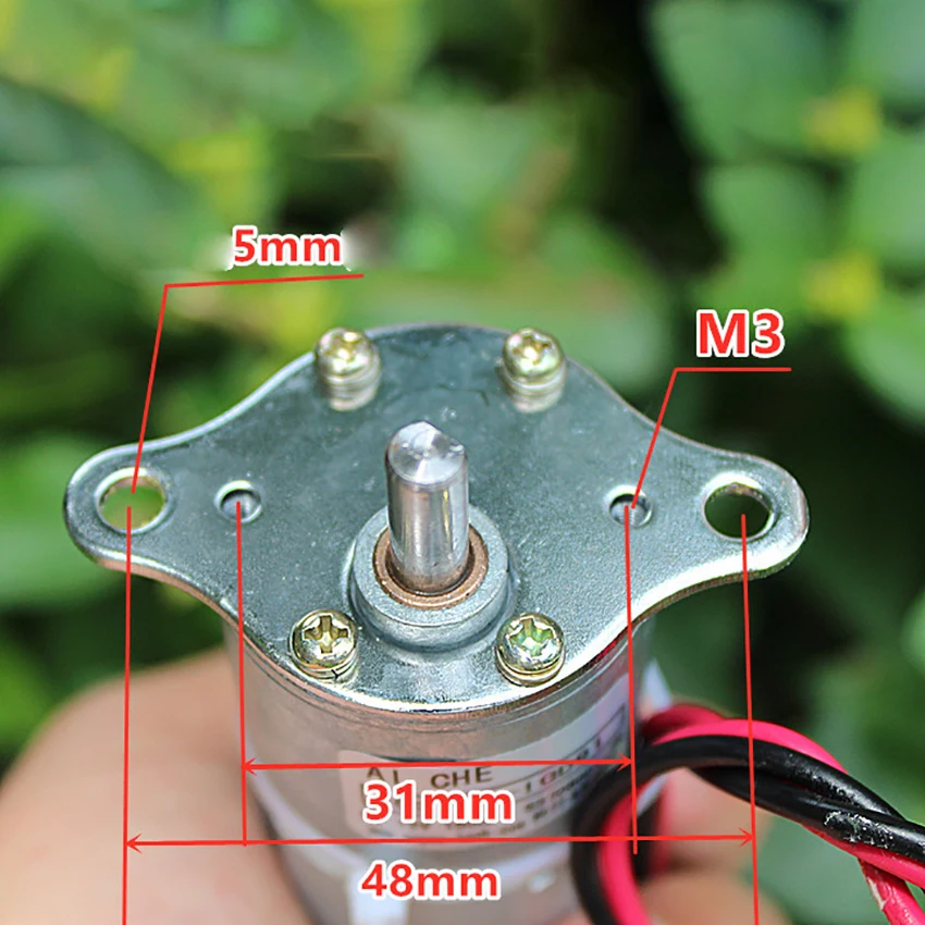 DC12V 0.8A 150 об/мин углеродный мотор щеточного устройства большой крутящий момент металлический редуктор Микро Мотор 6-12 В DIY робот игрушки аксессуары