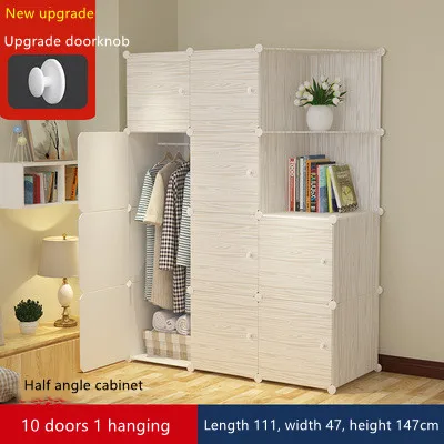 A new type of modern wardrobe with healthy and environment friendly resin material