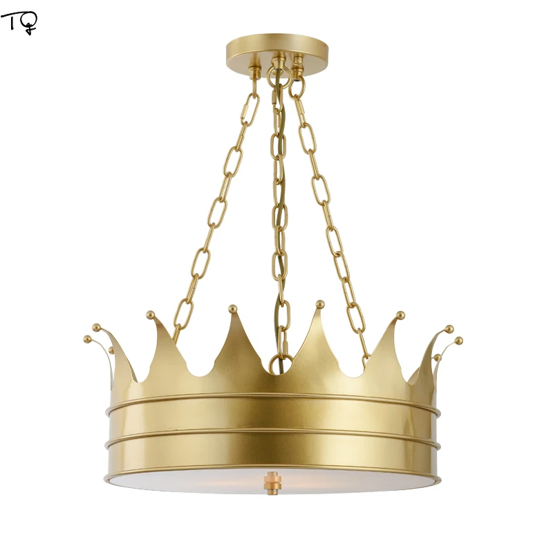 Cheap Individual Luxury Golden Lustre QUEEN CROWN LED Pendant Lights Iron Art Living Room Restaurant Model Room Creative Ceiling Lamps Cheap Individual Luxury Golden Lustre QUEEN CROWN LED Pendant Lights Iron Art Living Room Restaurant Model Room Creative Ceiling Lamps