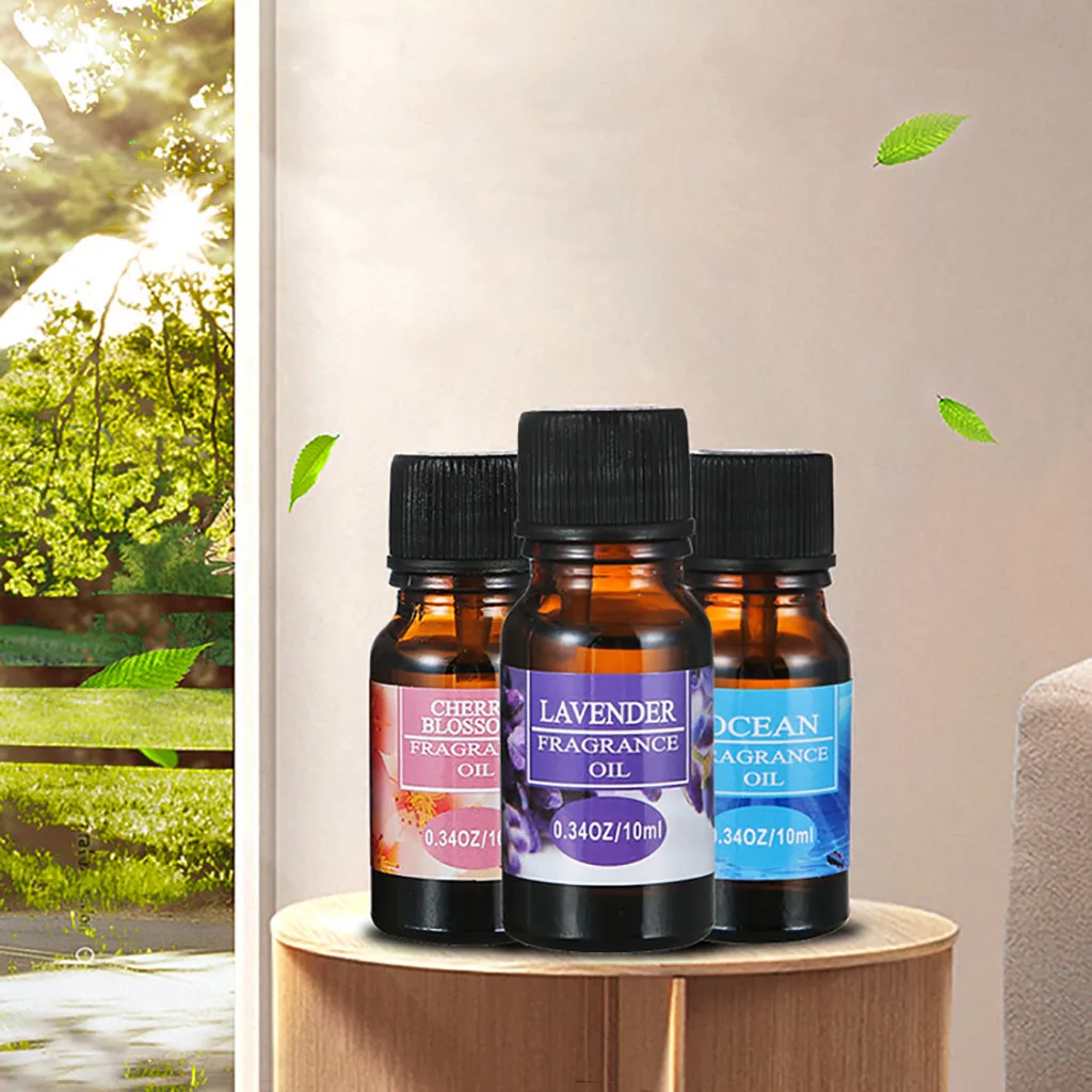 10ml Water-soluble Flower Fruit 100% Pure Natural Essential Oil Aromatherapy Diffusers Essential Oils Humidifier Fragrance Hot