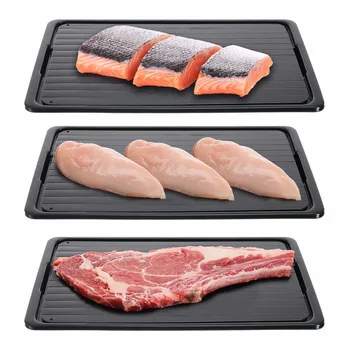 

Convenient Fast Defrosting Tray with Cleaner Frozen Meat Defrost Food Thawing Plate Board Kitchen Tool 2019