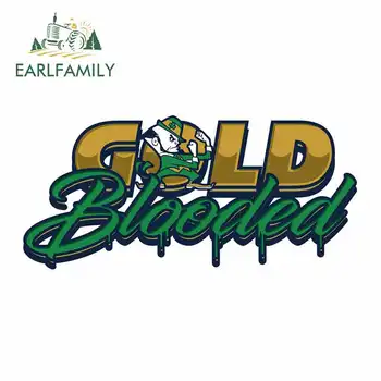 

EARLFAMILY 13cm x 6.1cm For Notre Dame Fighting Car Vinyl Decal Sticker Car Truck Pinup Car AssessoiresPersonality Sticker