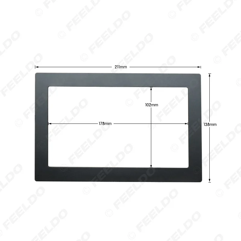 Автомобильная универсальная Модифицированная рама dvd gps Модифицированная поверхность рамка 2DIN универсальная машина модифицированная Панель поддержка Средний