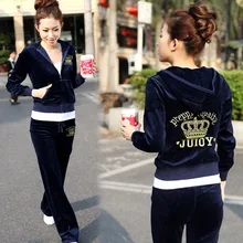 velvet jogging suit womens