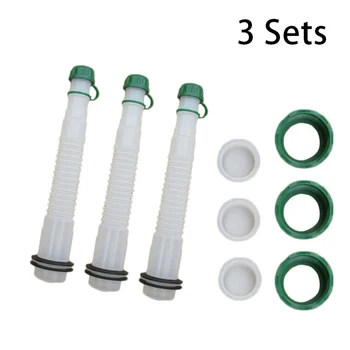 

3 Sets Spout Parts Cap Kit For Rubbermaid Kolpin Gott Jerry Can Fuel Power Equipment Accessories Lawnmower Parts