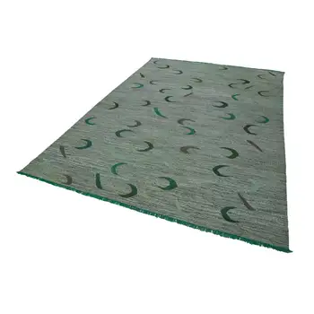 

299x427 Cm Green Handmade Contemporary Area Rug-10x14 Ft