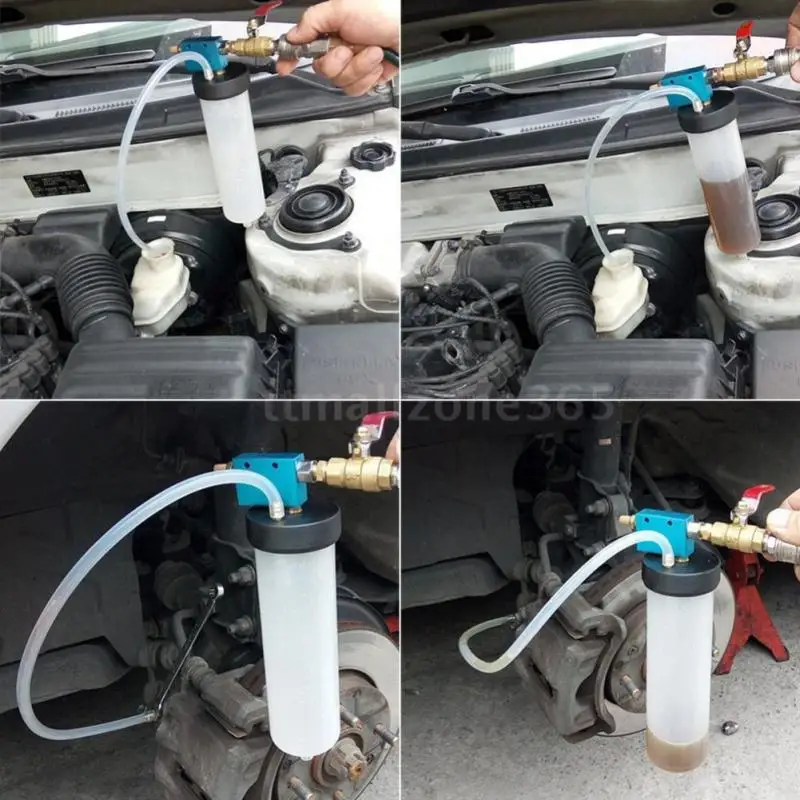 Auto Car Brake Fluid Oil Change Replacement Tool Hydraulic Clutch Automotive Pump Oil Bleeder Empty Exchange Drain Kit