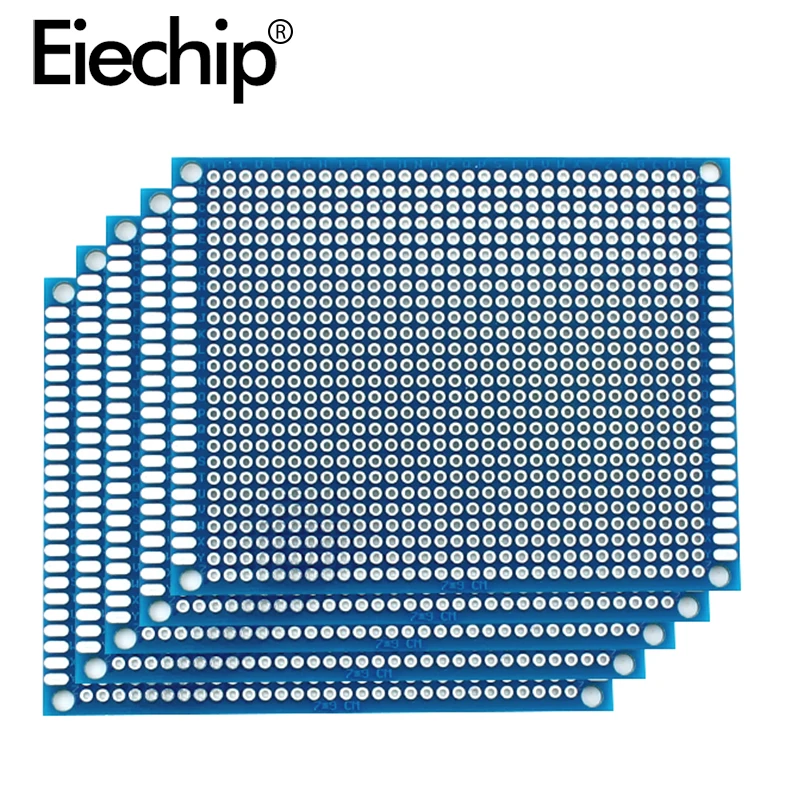 5pcs/lot 7x9cm Double Side Prototype PCB Board 7*9cm Universal Printed Circuit Board For Arduino Experimental PCB Copper Plate