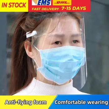 

1pc Full Face Mask New Materials Protective Face Shield Kitchen / Hospital Isolation Anti-saliva Screen Baffle Outdoors Safety