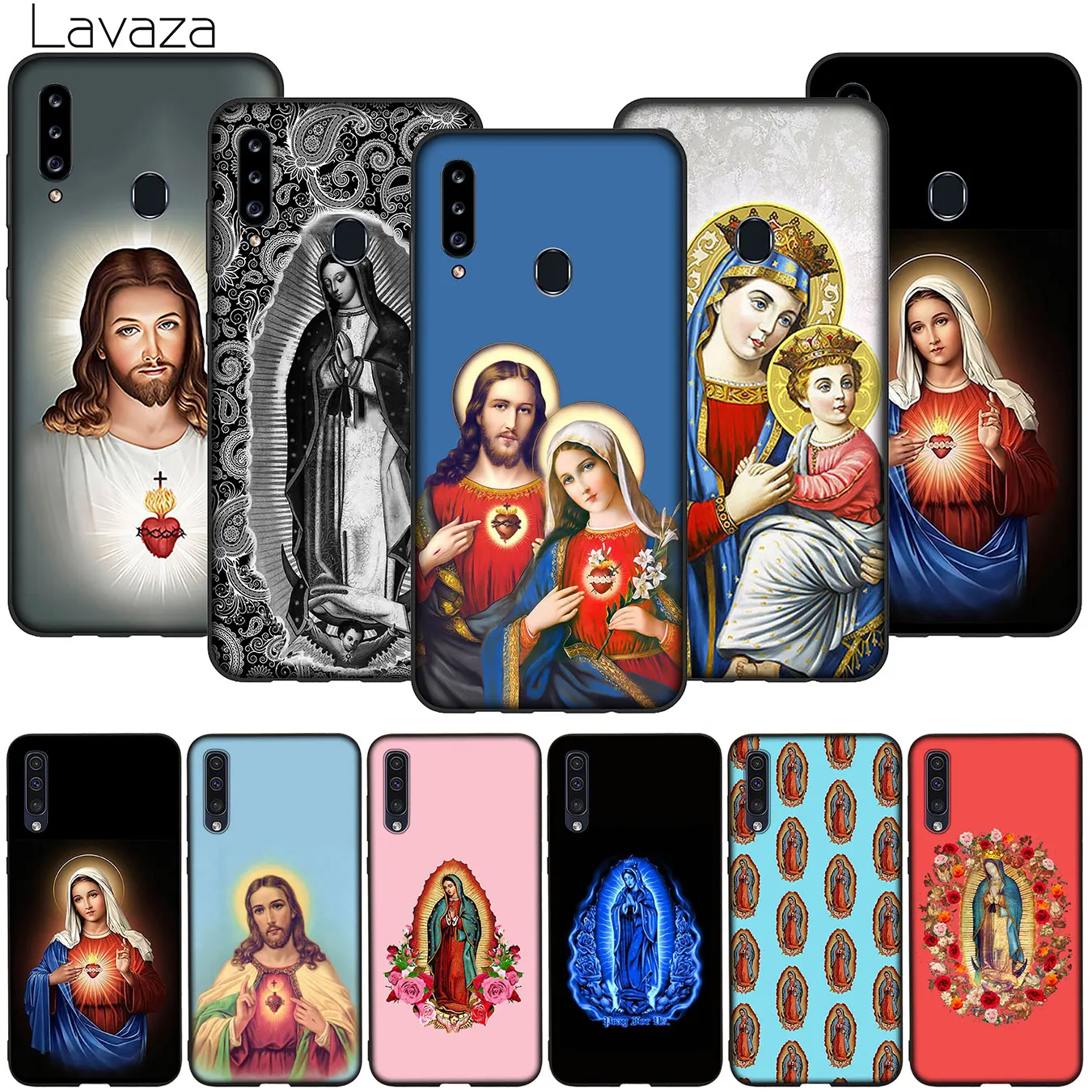 Virgen de Guadalupe Jesus Christ Soft Silicone Phone Case for Samsung Galaxy A9 A8 A7 A6 A2 J8 J7 Duo J6 J4 Prime Plus 2018 | Мобильные