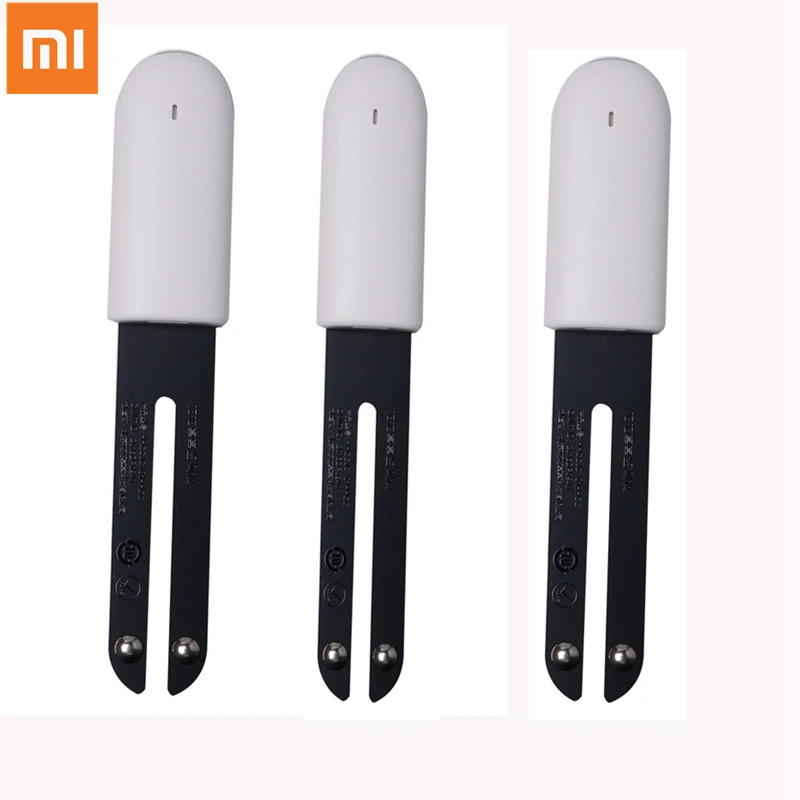 3pcs Xiaomi цветок уход глобальная версия умный детектор растения умный монитор светильник питательный температура почвы влаги трекер - Цвет: 3pcs