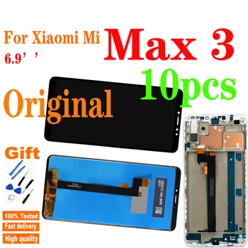 

10pcs LCD For XIAOMI Mi Max 3 LCD Display Touch Screen with Frame Replacement Screen For Xiaomi Mi Max 3 Display Max3 LCD
