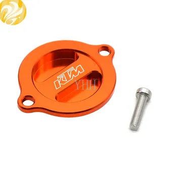 

CNC Billet Oil Filter Cover Cap For KTM SXF XCF EXC-F EXC XCW XCF-W 250 350 450 500 530 Motocross Motorcycles Orange