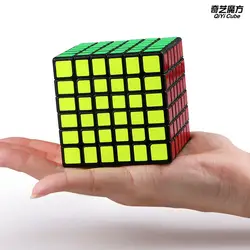 QiYi 6x6x6 6,8 см Профессиональный кубик Magicco скорость Neo куб Cubo Магическая наклейка для взрослых антистресс головоломка подарки игрушки для