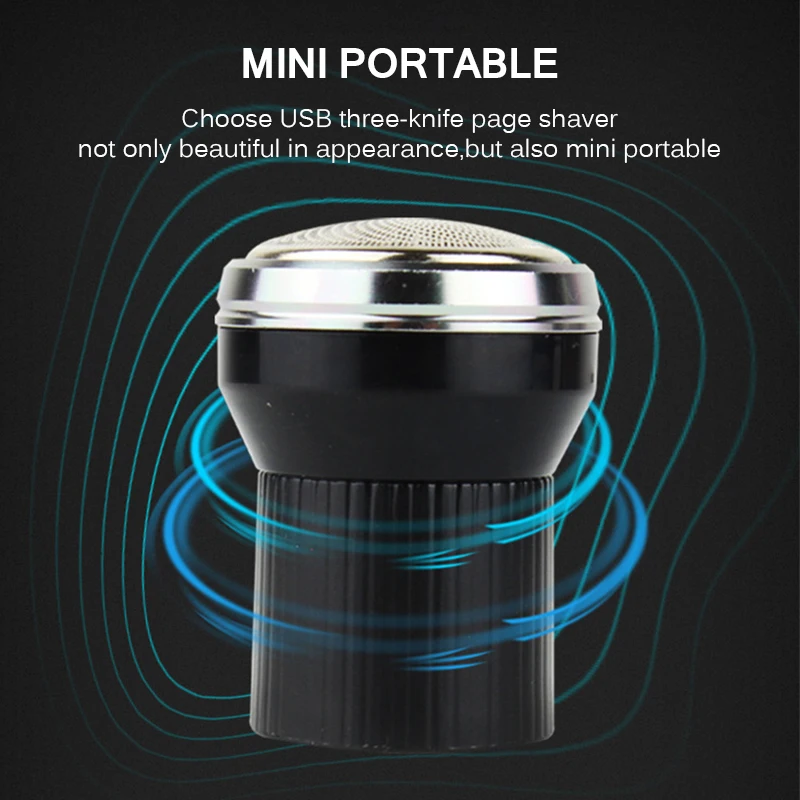 Тонкий электробритва Micro-USB смартфон бритвенное устройство для Android сотовый телефон открытый путешествия портативный триммер для бороды для мужчин