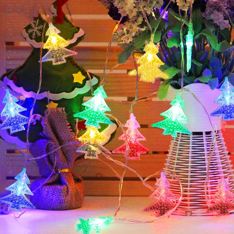 3M 20 LEDs Christmas Tree String Fairy Lights Battery Powered Hanging Ornaments Merry Christmas Decoration For Home New Year