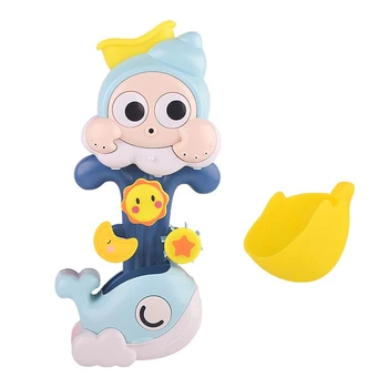 

Baby Bath Shower Toys Little Whale Turn Around Set Baby Shower Spray Boy and Girl Toys