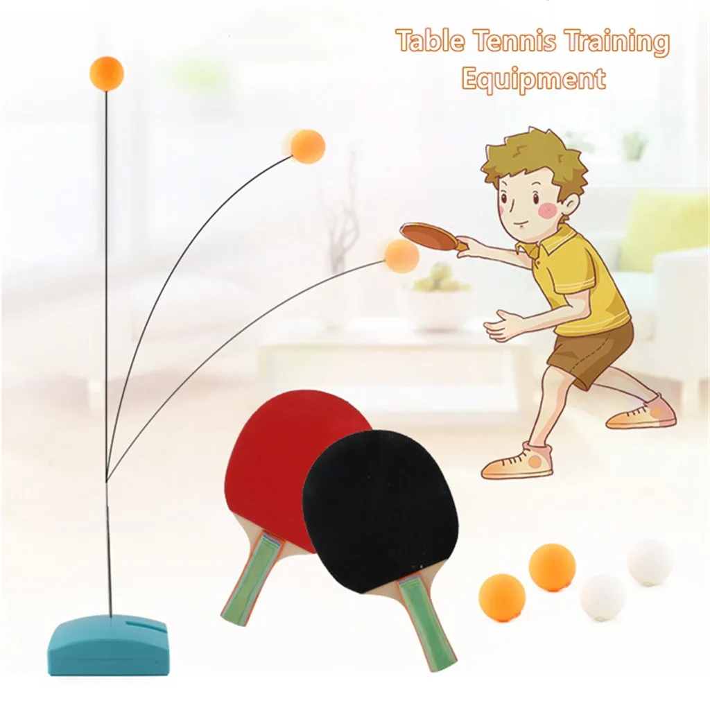 

Table Tennis Trainer Soft Shaft Pingpong balls Training Machine Elasticity For Kid Adult Toys for Children Christmas Gifts