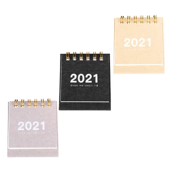 

1 Set Portable Creative Durable Fashion Decor Desktop Calendar for Tabletop School Desktop Decor