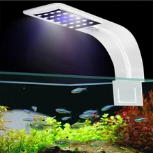 Aquarium Light For Fish Tank Planted Aquarium 10W/5W LED Light For Aquarium LED Lighting Anti-Fog Clip-On Luces Lights Lamp