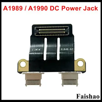 

New DC-IN DC Power Jack Connector Board Flex Cable 821-01646-02 for Macbook Pro Retina 13" 15" A1989 A1990 2018 Year