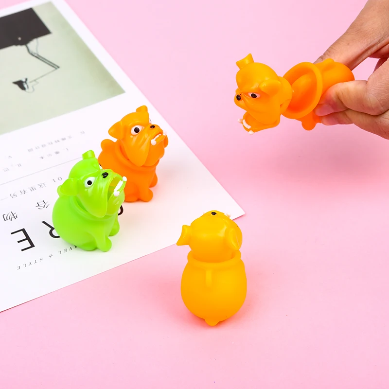 1pc novelty creative spoof fun decompression vent toy pinch Le dog children birthday gift prizes