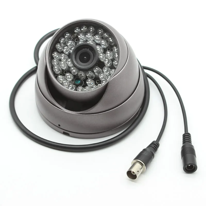 Metal HD 1080P 2MP 1/2.7" CMOS AHD CCTV Camera Outdoor Dome Security IR Color 48Leds night vision wide angle | Безопасность и