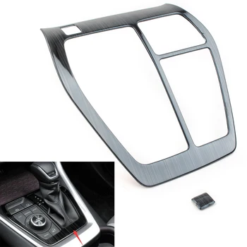 

For Toyota RAV4 RAV 4 2019 2020 Car Interior Gear Shift Box Panel Stainless steel Decoration Cover Trim Right Hand Driver Only