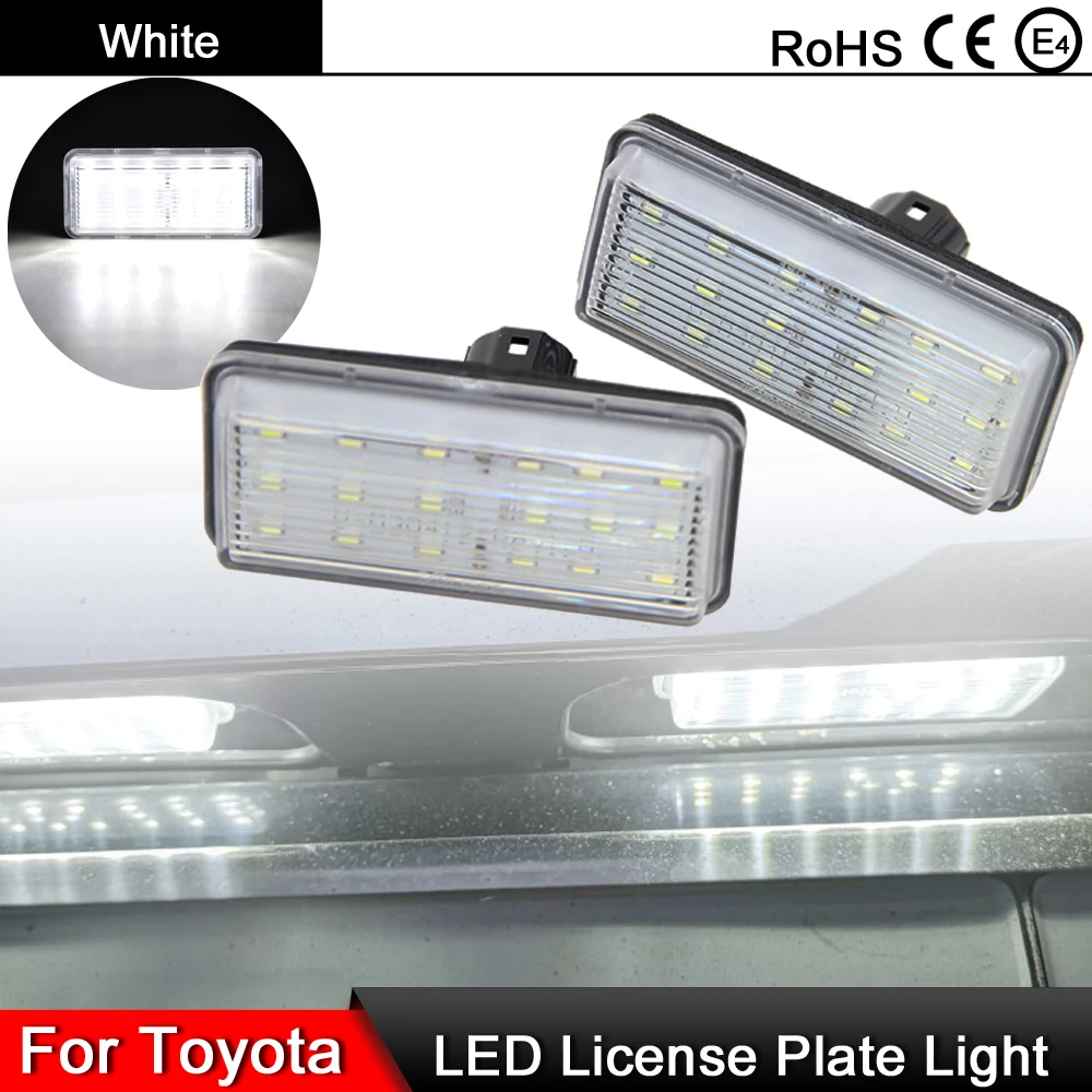 Для Toyota Land Cruiser Prado J120 J100 J200 Reiz Mark X для Lexus LX470 GX470 LX570 светодиодный номерного знака