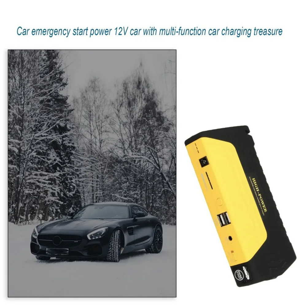 12V микро-аккумулятор для заводки автомобиля Портативный автомобиль скачок стартер Мощность банк светодиодный светильник авто усилитель Зарядное устройство автомобильных экстренных стартов