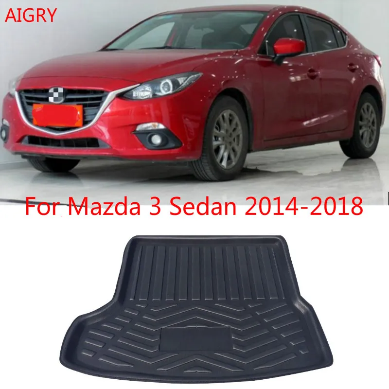 Коврик для багажника Mazda 3 M3 Axela 4Dr Sedan 2014 2015 - 2018 |