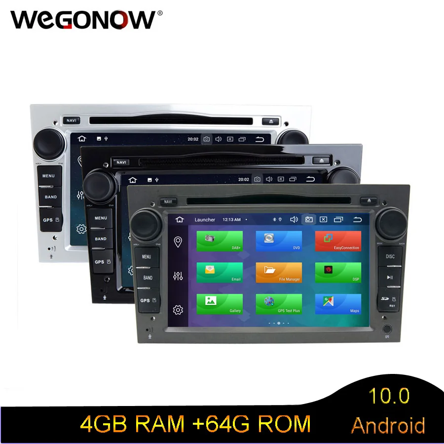 HD Android 10 8 Core 64 Гб ROM автомобильный DVD-плеер GPS карта RDS радио для Opel Zafira Vectra Antara Astra H G