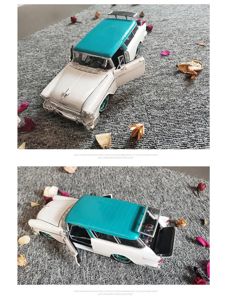 Maisto 1955 Chevrolet Модель автомобиля 1: 18 модель сплав Винтаж автомобиля модифицированная модель спортивного автомобиля рейнджеров