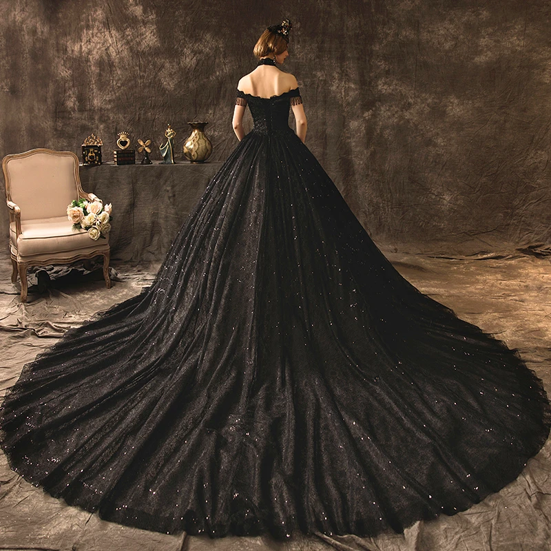 Gorgeous Wedding Dress Long Ball Gowns For Pregnancy Maternity Elegant black Lace Bridal Gowns Robe de mariee femme enceinte