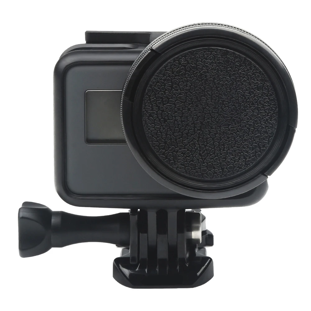 Профессиональный 52 мм УФ-фильтр для GoPro Hero 7 5 6 черная Экшн-камера с крышкой объектива крепление для Go Pro 7 6 Аксессуары для камеры