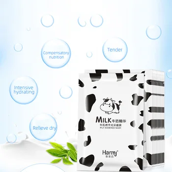 

New Milk Essence Lasting Moisturizing Mask Whitening Anti-Wrinkle Skin Repair Smooth Face Mask Skin Care