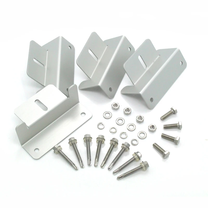 

5 sets lot Z-type Aluminum Solar Panel Roof Mounting Bracket For Carvan Roof EU US CN Warehouse