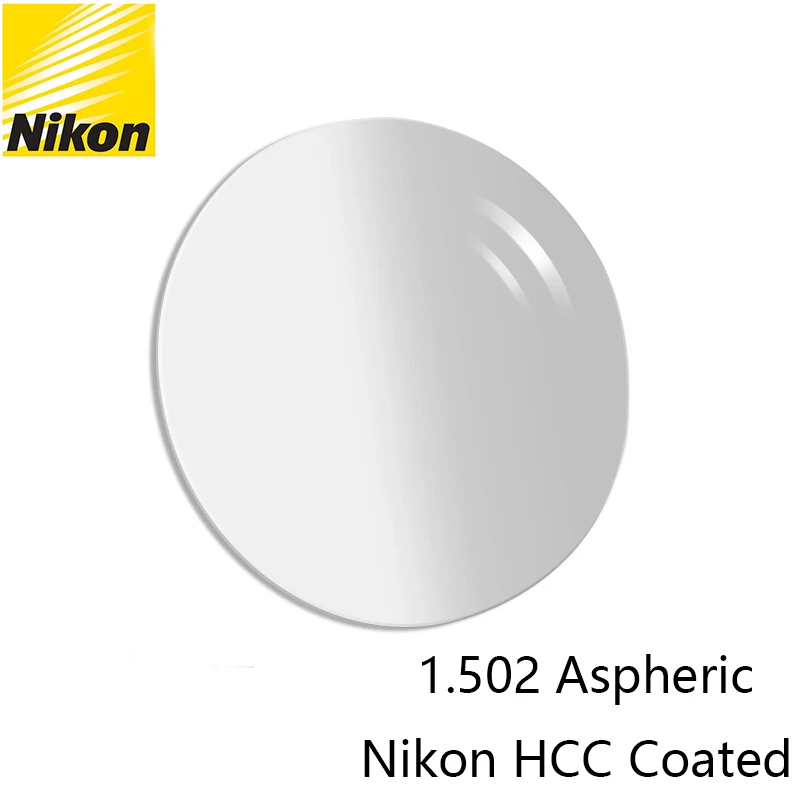 Однофокусные асферические линзы Nikon 1,50 1,67 1,74 HCC с мембранной смолой для близорукости