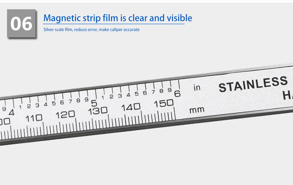 Электронный цифровой штангенциркуль 0-150 мм 0,01 мм Высокоточный стальной измерительный суппорт измерительная линейка для замера глубины