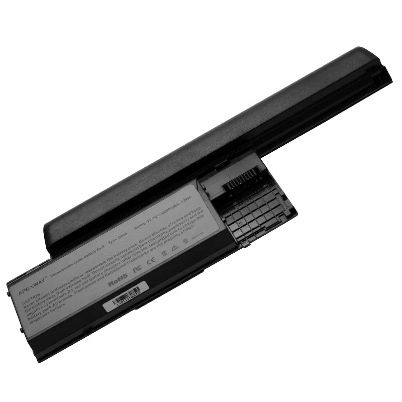Apexway 9 ячеек 6600 мАч Батарея для Dell Latitude D620 D630 D630c D631 для точности M2300 HX345 NT379 PC764 RC126 TD116 UD088