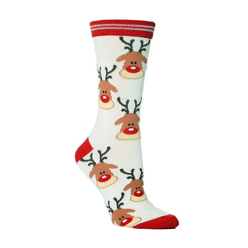 women hot Christmas socks printing pattern men and women socks personality in sockings Halloween socks
